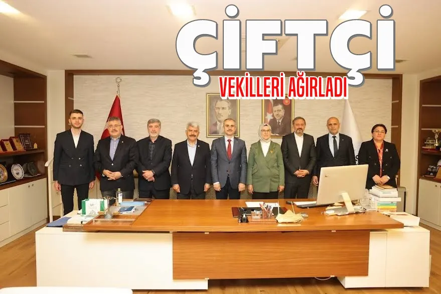 Milletvekillerinden Çiftçi’ye hayırlı olsun ziyareti