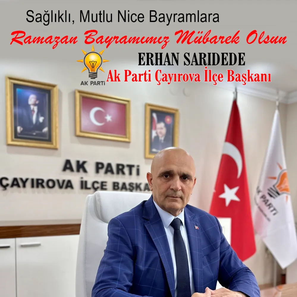 Başkan Sarıdede Ramazan Bayramını Kutladı