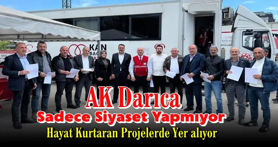 AK Darıca teşkilatı kan bağış etkinliğinde buluştu