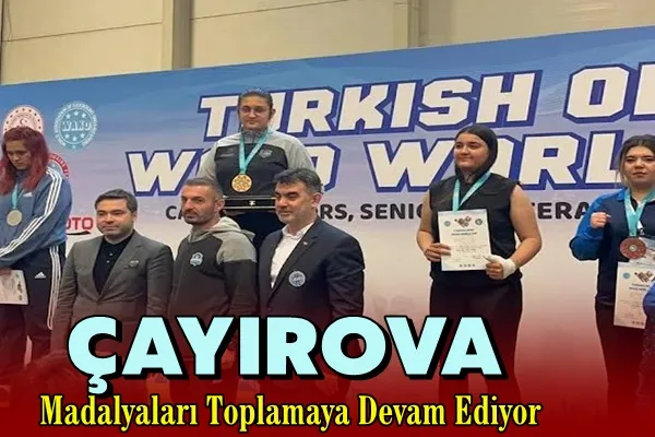 Çayırova Belediyesi sporcularından bir altın bir bronz