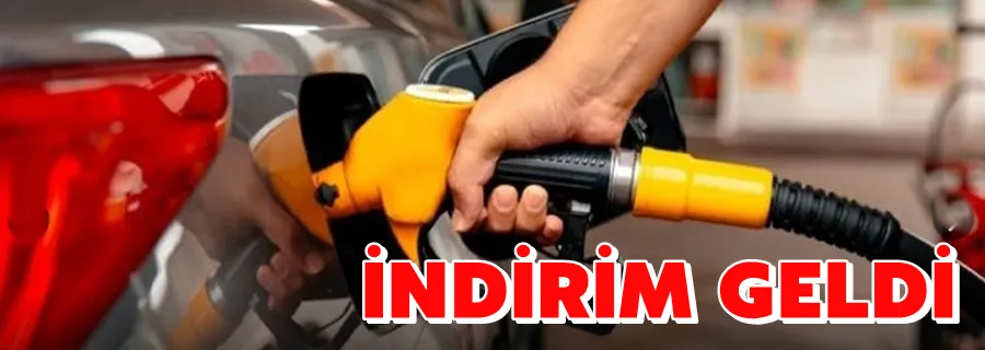 Akaryakıtta İndirim!