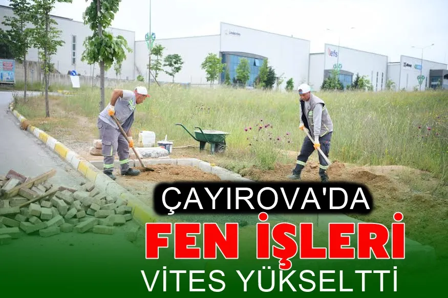 Fen İşleri ekiplerinden hummalı çalışma