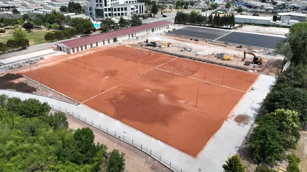 Tenis merkezinde tamamlanma %80