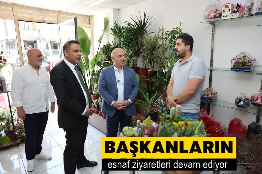 Başkanların esnaf ziyaretleri devam ediyor