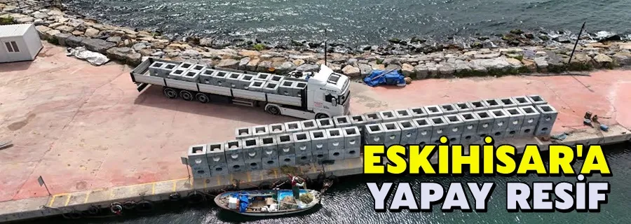 Eskihisar sahiline yapay resif bırakılacak