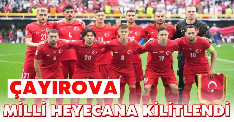 Çayırova’da dev ekranda milli maç heyecanı
