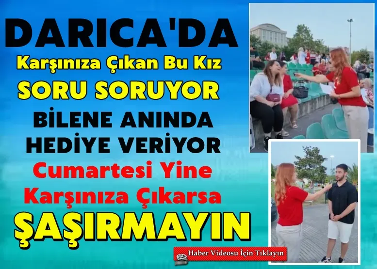 Darıcalılar Hem Eğleniyor, Hem Hediye Kazanıyor