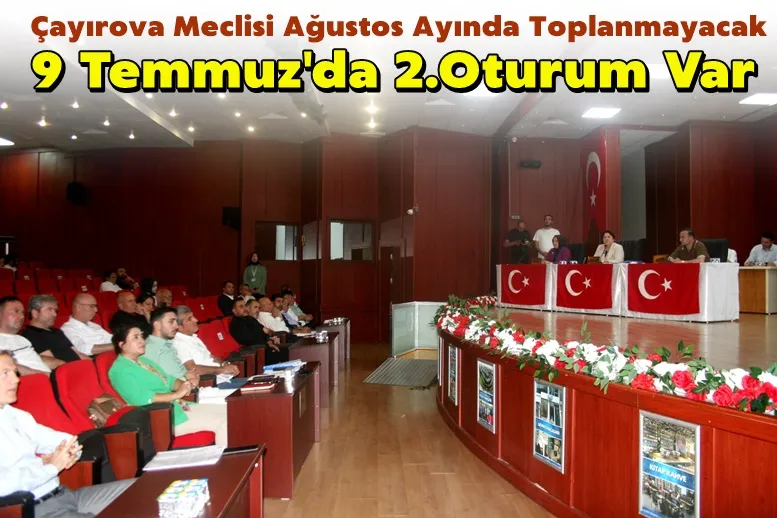 Çayırova Meclisi 9 Temmuz