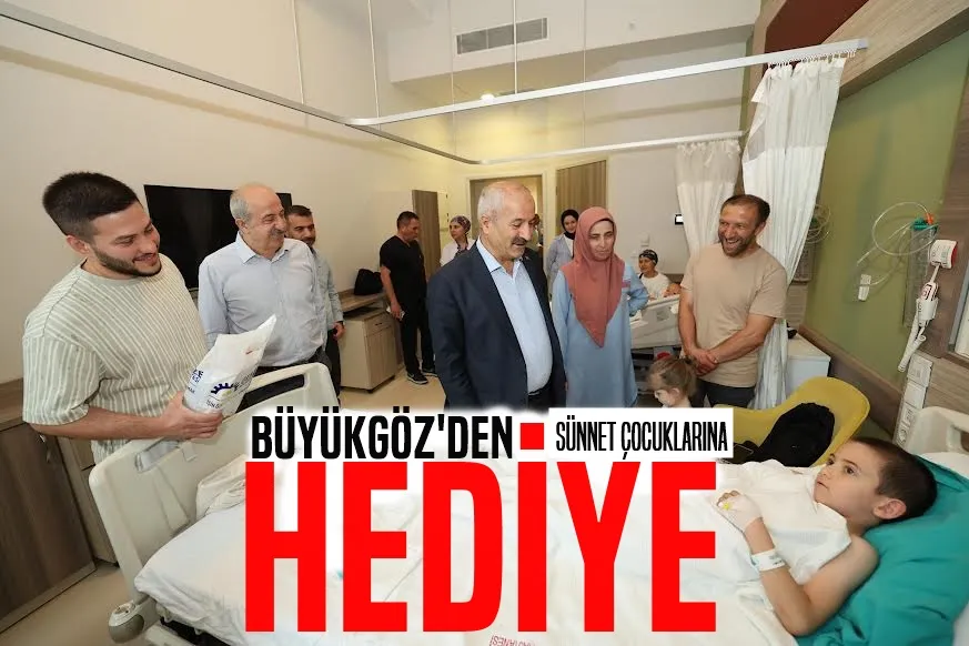Başkan Büyükgöz’den çocuklara moral hediyesi