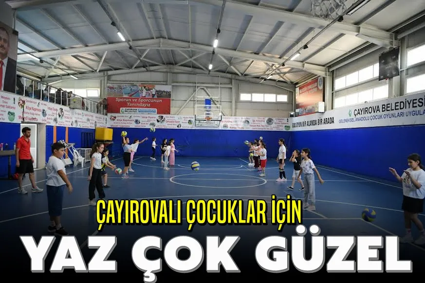 Yaz spor okullarında eğitim başladı