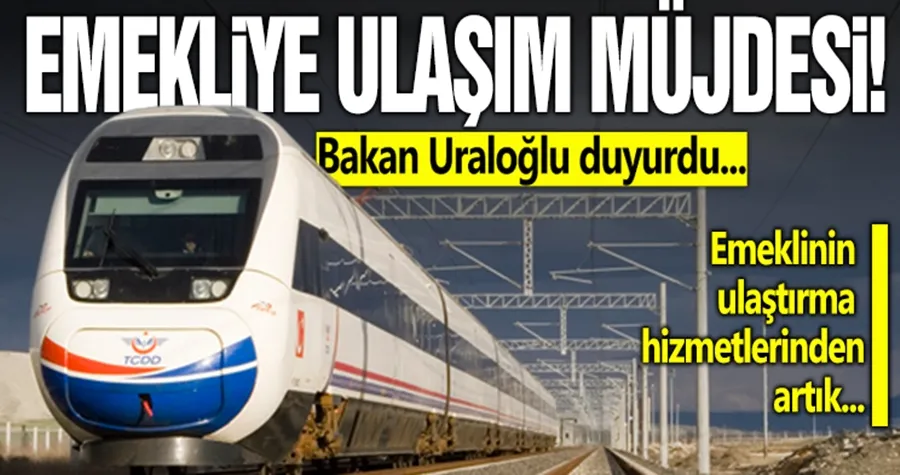 1 milyondan fazla emekliye indirimli ulaştırma