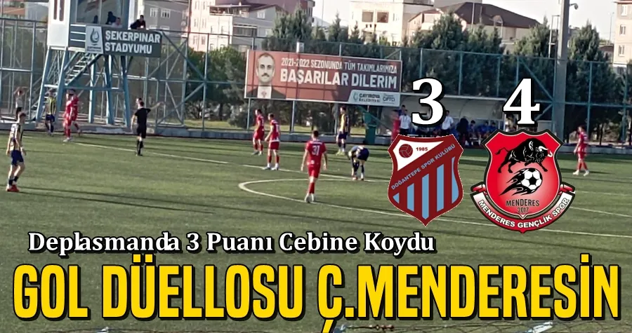 Gol düzellosu Çayırova Menderesspor