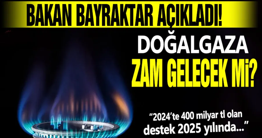 Bu kış doğal gaza zam gelmeyecek