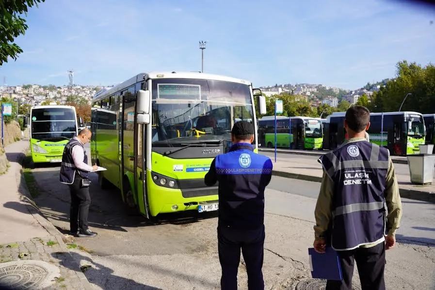 Toplu taşımada 120 araca sıkı denetim