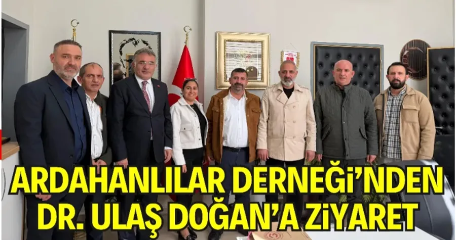 DARICA ARDAHANLILAR DERNEĞİ’NDEN İLÇE SAĞLIK MÜDÜRÜ DR. ULAŞ DOĞAN’A ANLAMLI ZİYARET