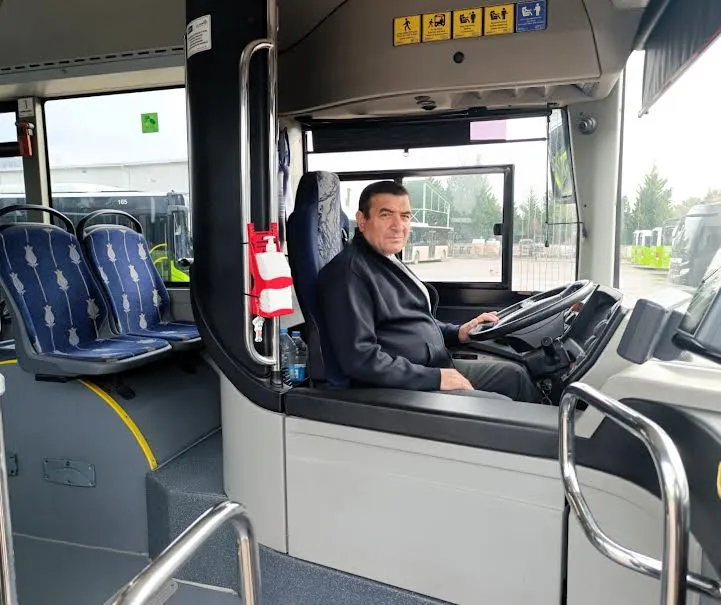 Otobüs şoföründen duyarlı davranış