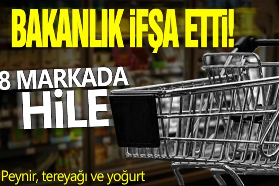 Peynir, tereyağı ve yoğurt! Bakanlık ifşa etti, 8 markada hile