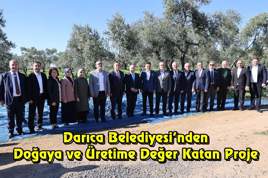 Darıca Belediyesi’nden Doğaya ve Üretime Değer Katan Proje