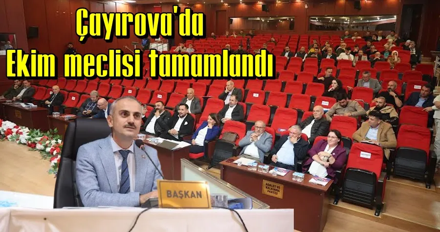 Çayırova’da Ekim meclisi tamamlandı