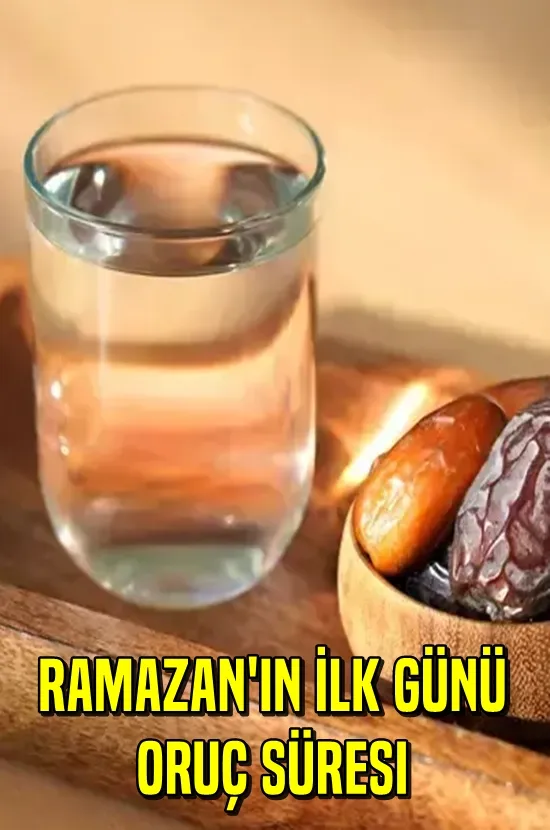 Kocaeli’de ilk gün oruç süresi ne kadar?