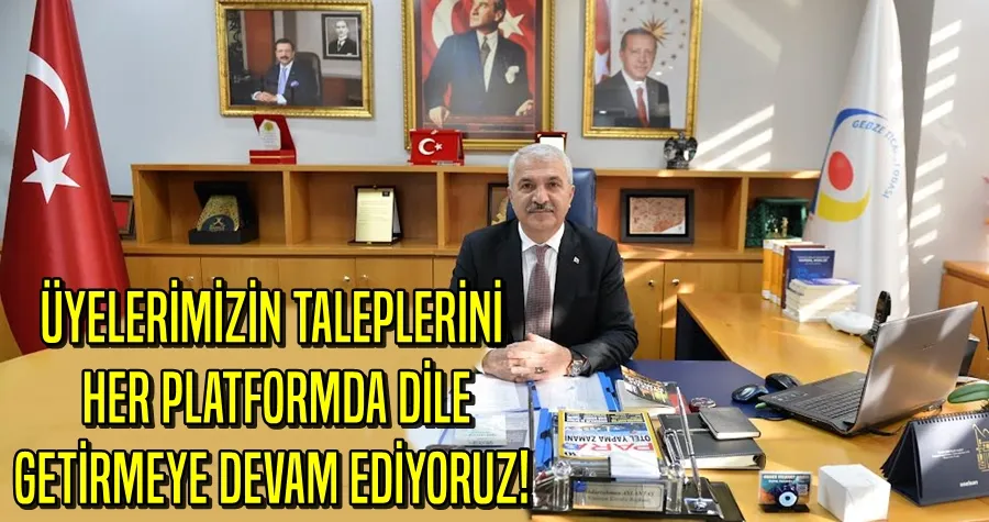 ÜYELERİMİZİN TALEPLERİNİ HER PLATFORMDA  DİLE GETİRMEYE DEVAM EDİYORUZ!