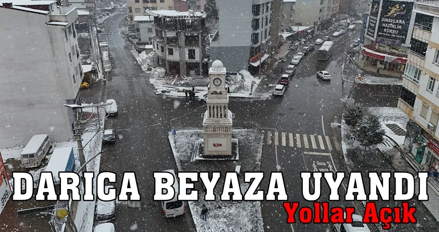 Darıca Beyaza Uyandı
