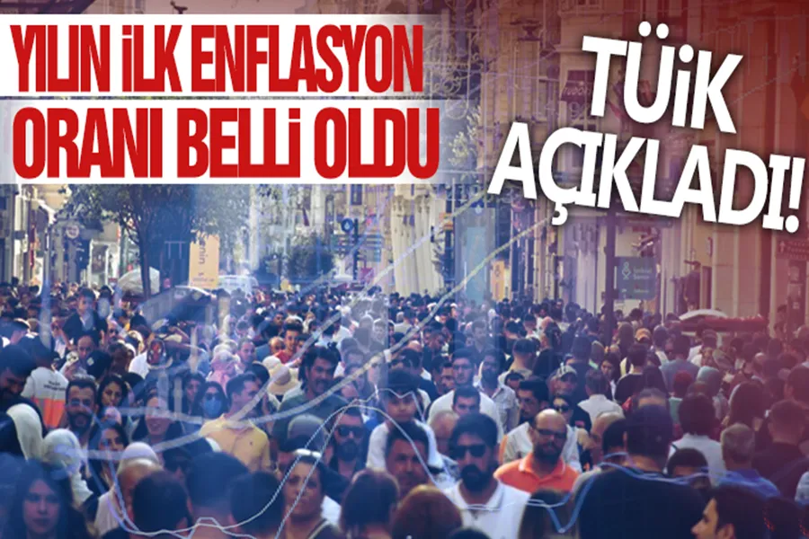 TÜİK Ocak 2025 enflasyon rakamlarını açıkladı