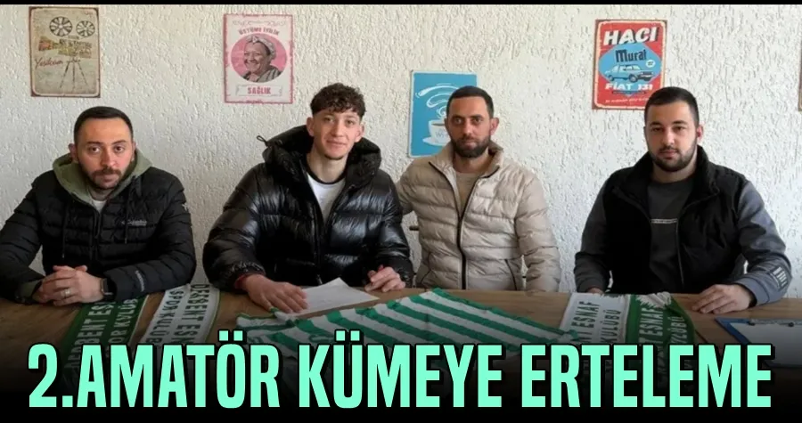 2.Amatör Küme’ye erteleme
