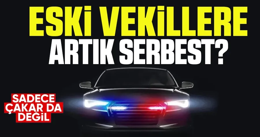 Eski milletvekillerine trafikte tam muafiyet çıktı