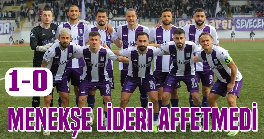 Menekşe Lideri Affetmedi....1-0