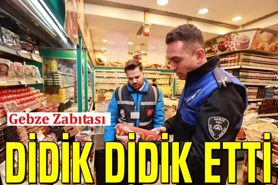 Gebze Zabıtası Didik Didik Etti