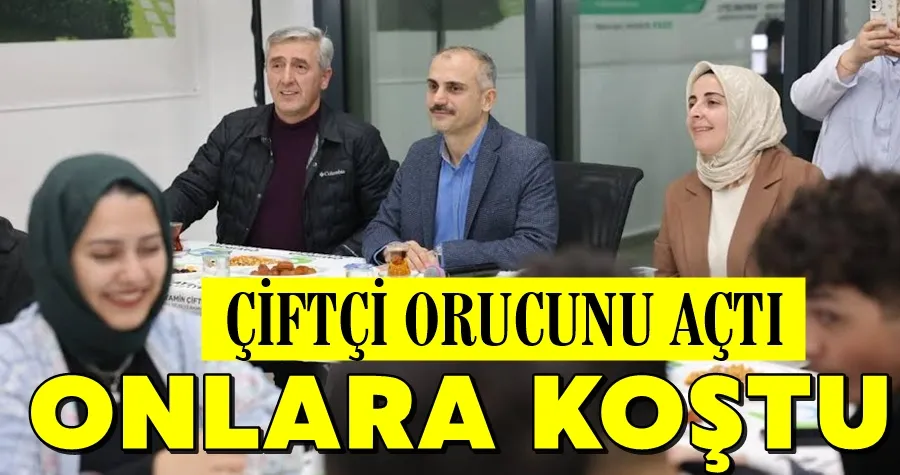 Çiftçi Orucunu Açtı, Onlara Koştu