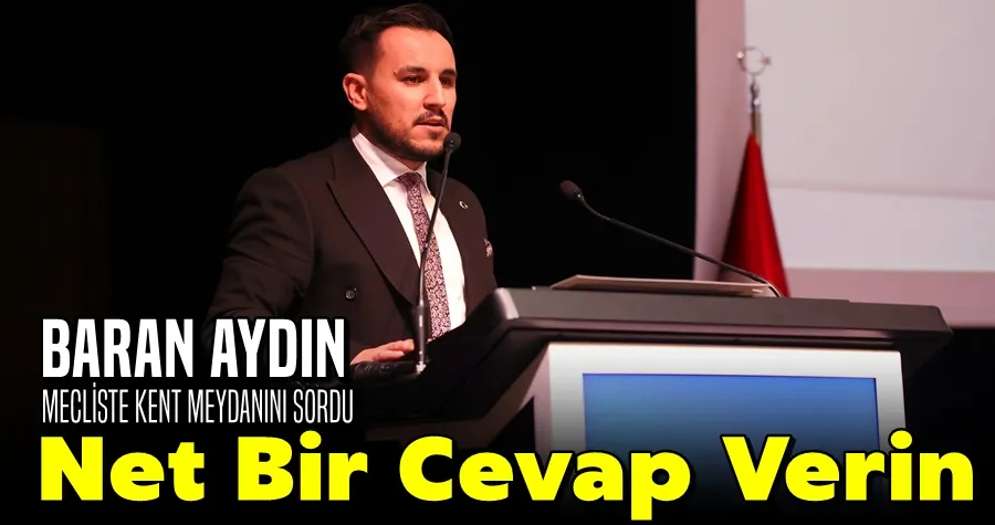 Aydın Mecliste Kent Meydanını Sordu