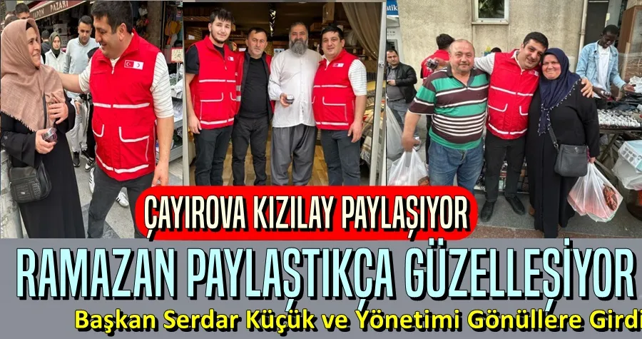 Çayırova Kızılay Paylaşıyor, Ramazan Paylaştıkça Güzelleşiyor