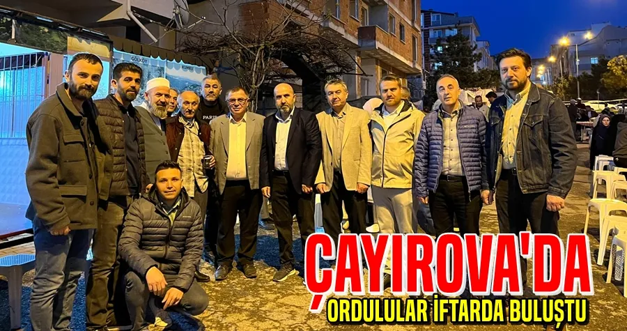 Çayırova’da Ordulular İftar Yaptı