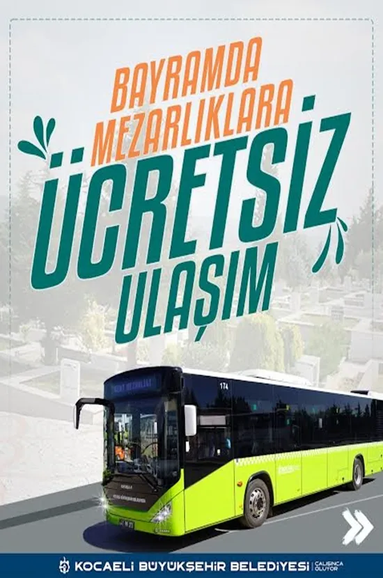 Mezarlıklara ulaşım ücretsiz