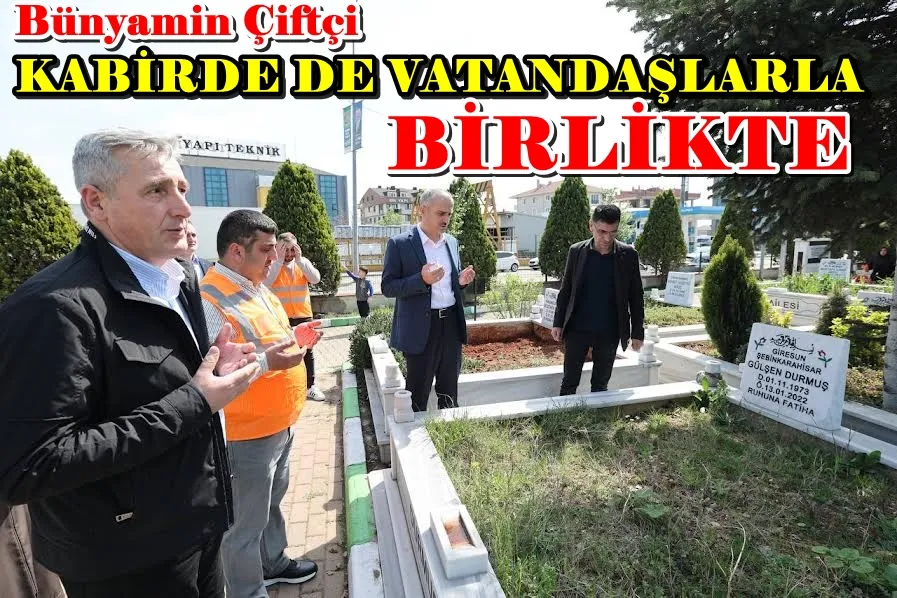 Çiftçi, kabir ziyareti yapan Çayırovalıları yalnız bırakmadı