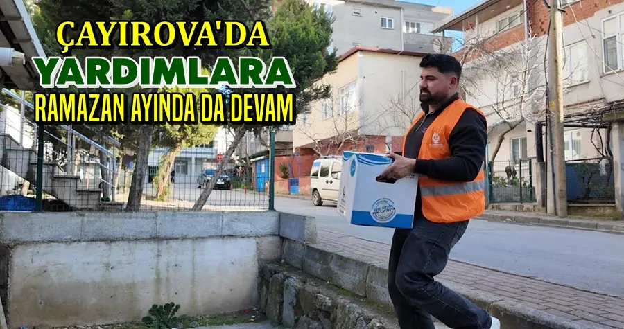 Yardımlar Ramazan ayında da devam ediyor