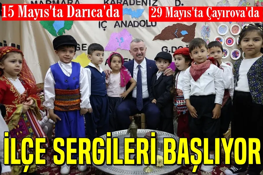 İlçe Sergileri Başlıyor
