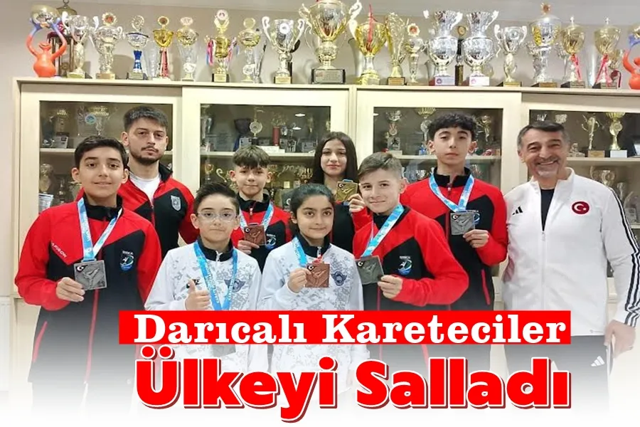 Darıcalı Karateciler Ülkeyi Salladı
