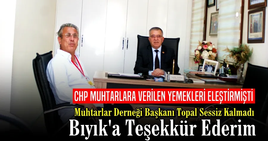 Darıca Muhtarlar Derneği Başkanı Topal, Bıyık