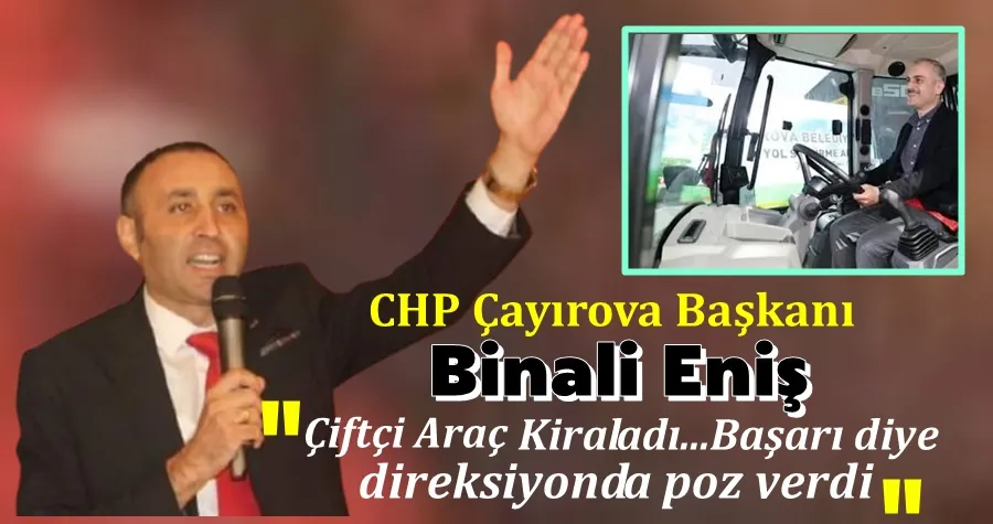 Eniş:Sen de Bil Çayırova dedi Çiftçi