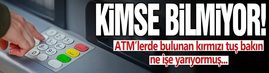 Kimse bilmiyor! ATM’lerde bulunan kırmızı tuz bakın ne işe yarıyormuş…