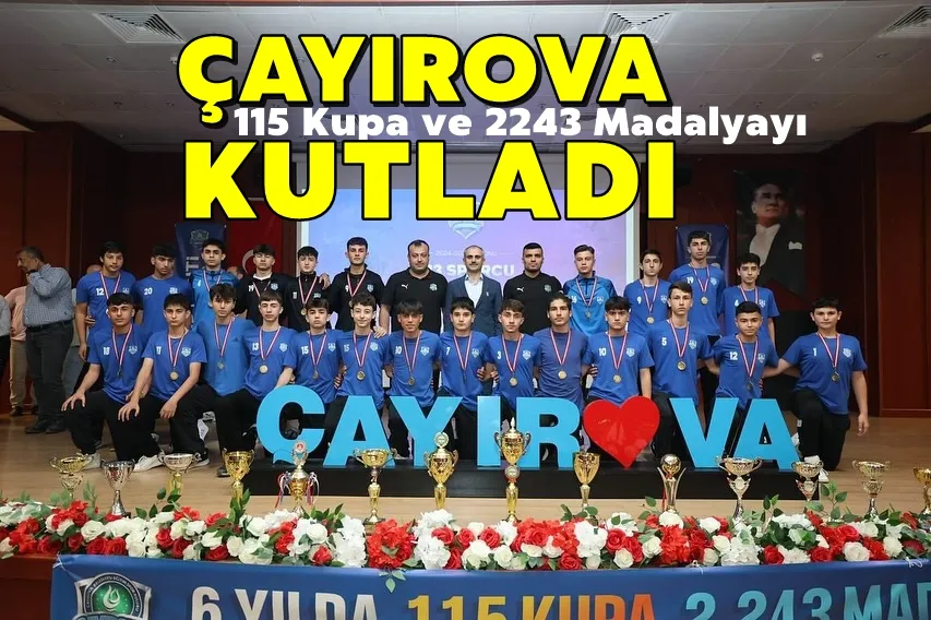 Çayırova Kupa Ve Madalyaları Kutladı