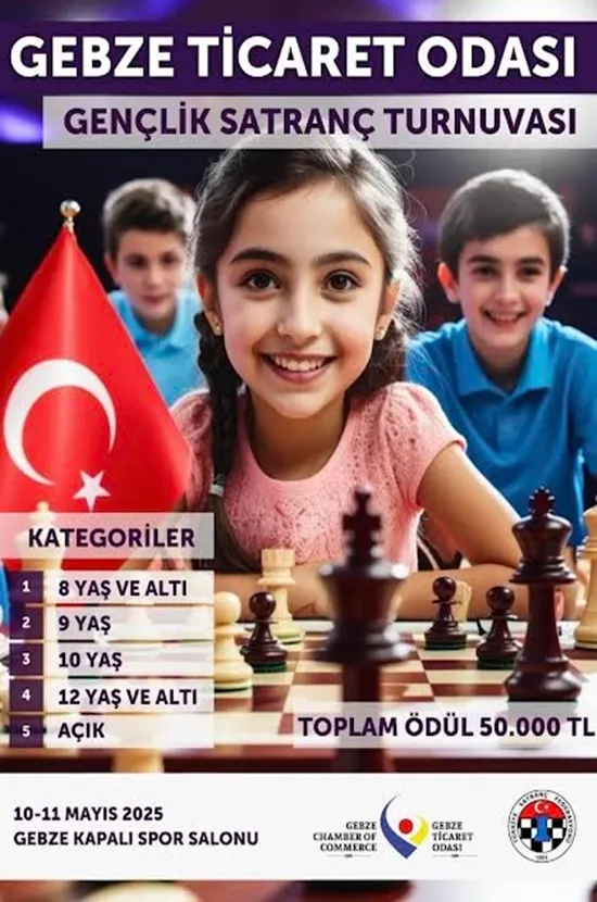 GEBZE TİCARET ODASI’NDAN BÜYÜK SATRANÇ TURNUVASI!
