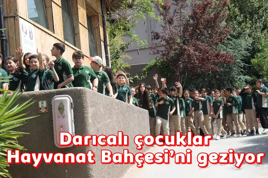 Darıcalı çocuklar Hayvanat Bahçesi’ni geziyor