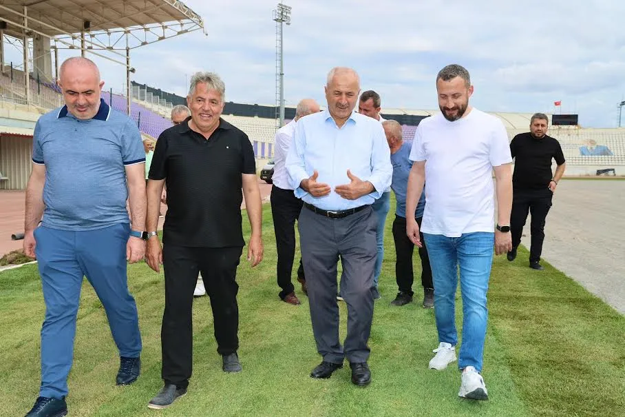 Alaettin Kurt Stadyumu’nda Çalışmalar Sürüyor