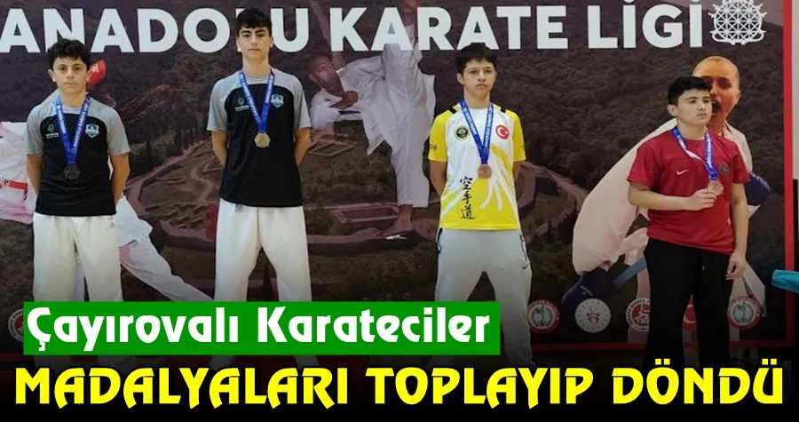 Çayırovalı Karateciler Madalyaları Topladı
