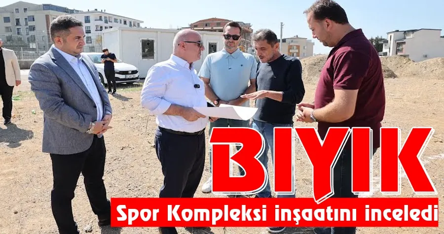 DARICA’YA DEV SPOR YATIRIMINDA ÇALIŞMALAR BAŞLADI