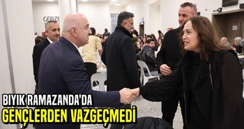 Bıyık, üniversiteli gençlerle iftar sofrasında buluştu